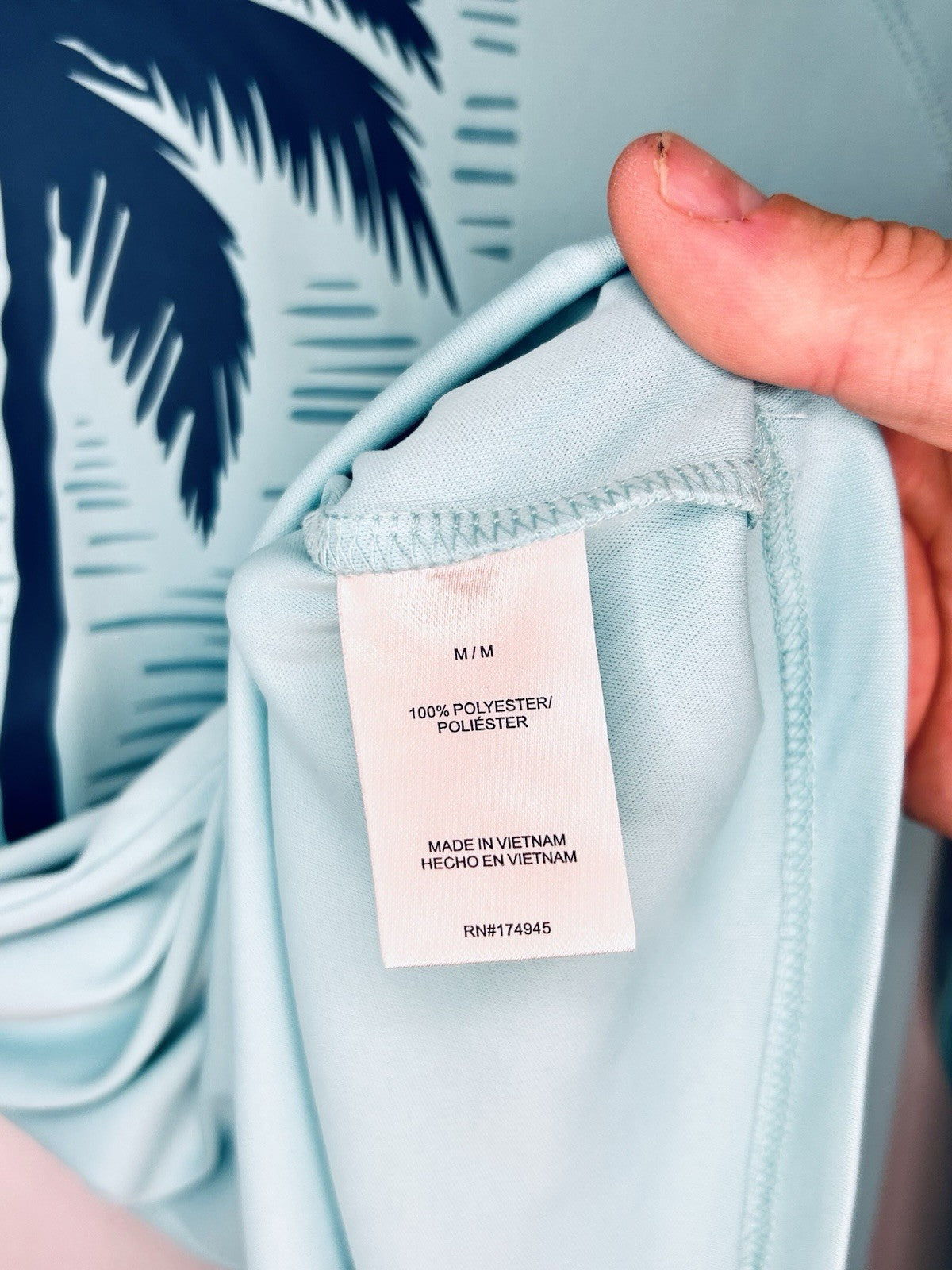 Reel Life Women's Sun Defender Round Neck Long Sleeve UV Top Blue Medium