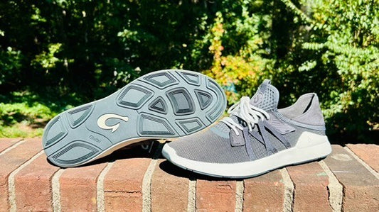 Olukai Holo Convertible Mesh Dark Shadow Grey Lace Up Athletic Shoes Men's 9.5