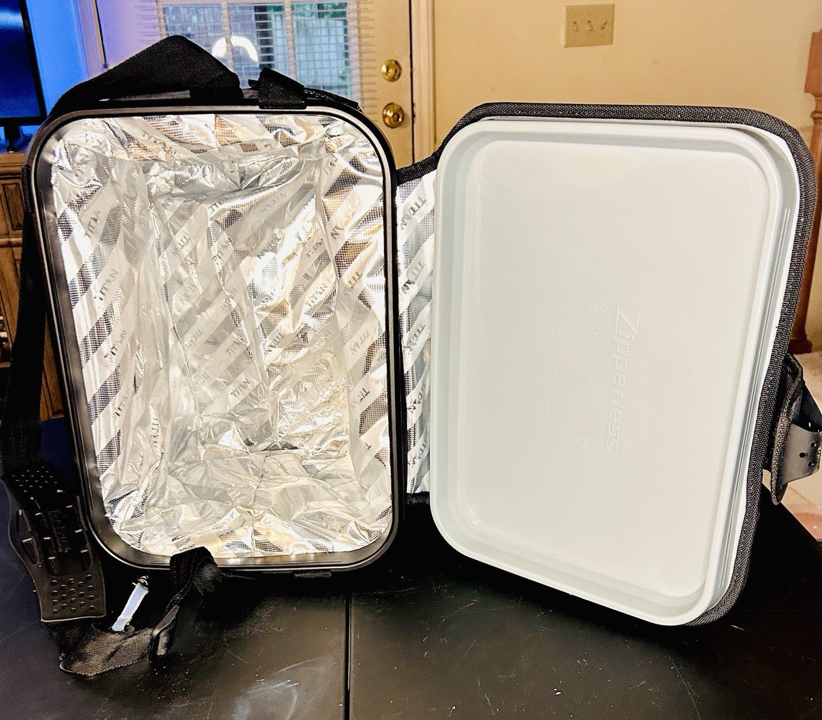 Titan by Arctic Zone 40 Can Collapsible Cooler with 2 Drink Holders - Used Twice