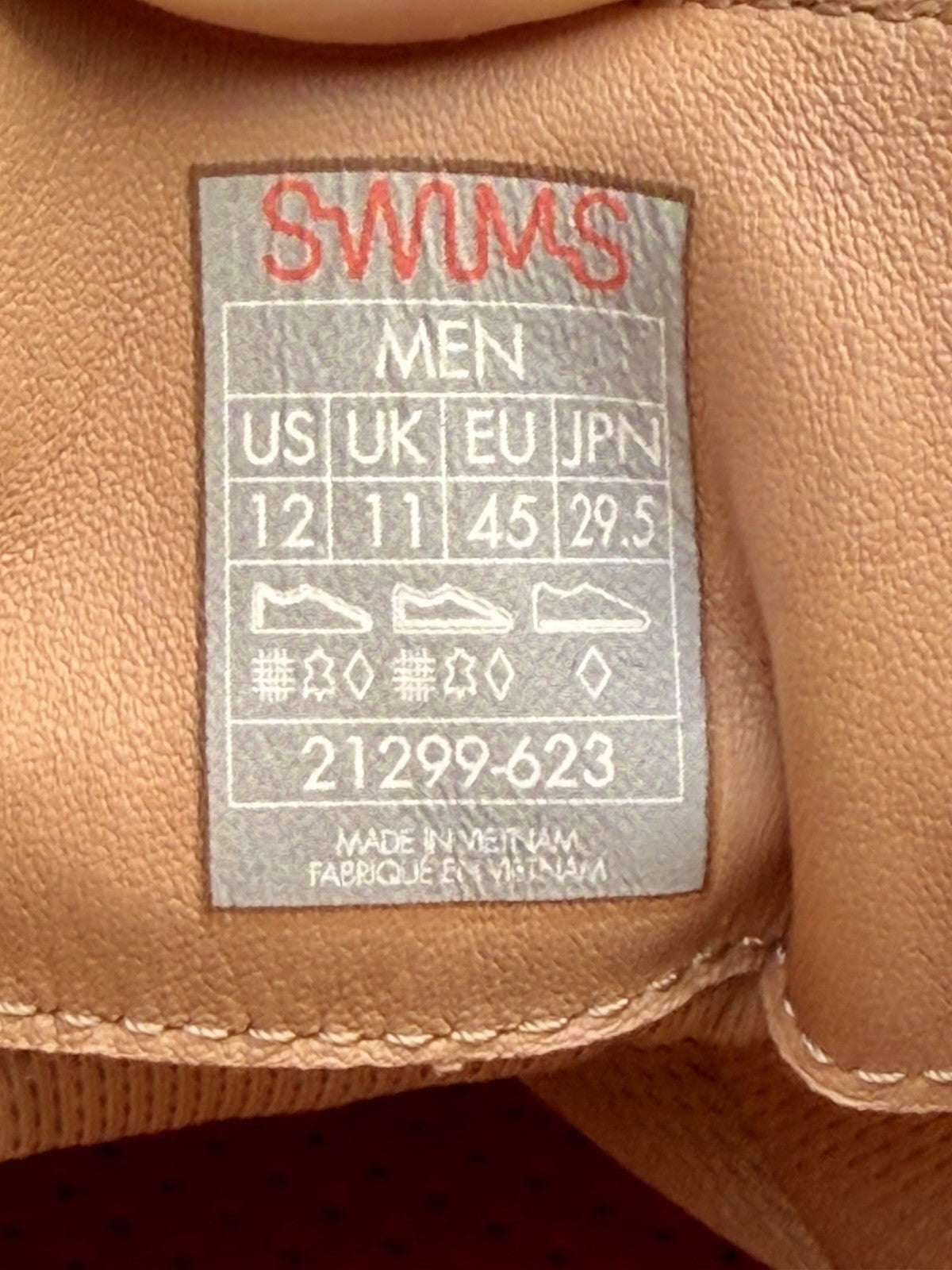 SWIMS Men Motion Chukka Waterproof Boot Size 12 Tan Beige - Worn Once - $250 New
