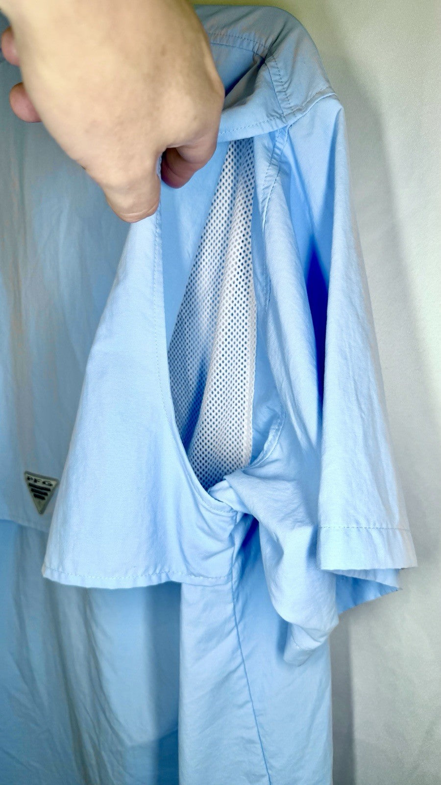 Columbia PFG Bahama Fishing Shirt Vented Rear Omni-Shield  Men's Large