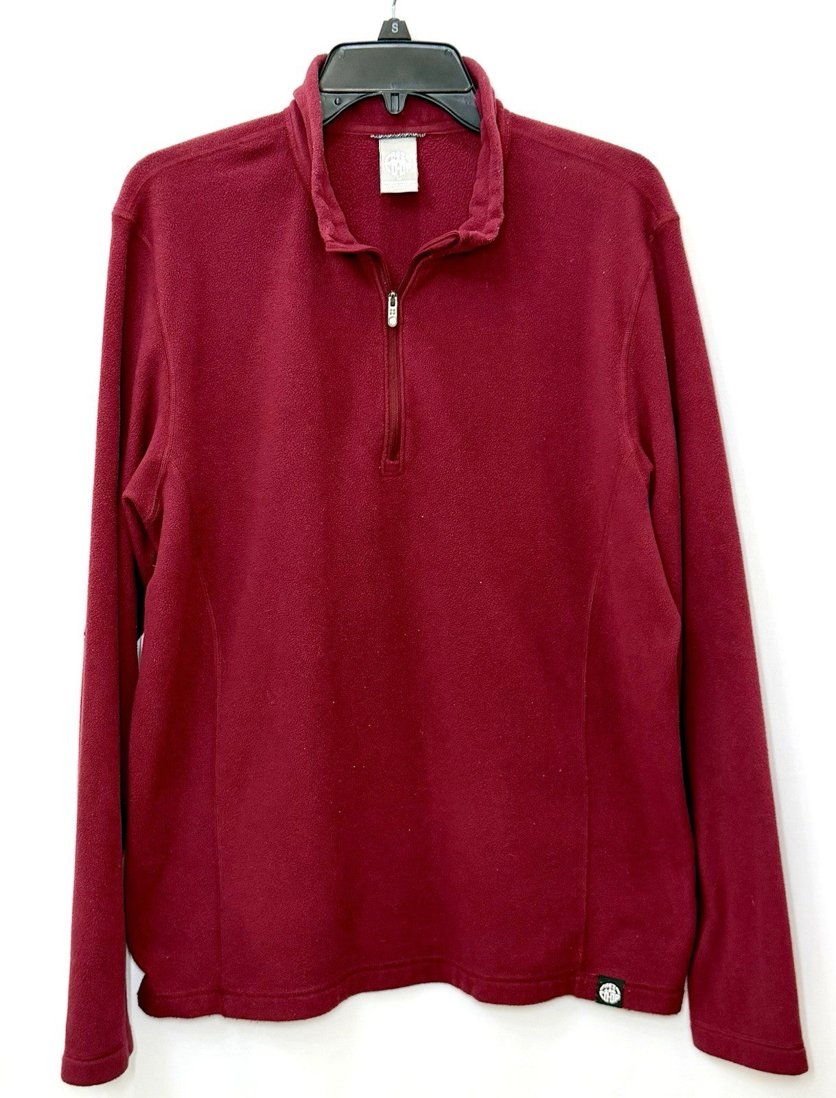 REI Co-Op Jacket Womens XXL Burgundy Micro Fleece 1/4 Zip Lightweight Pullover