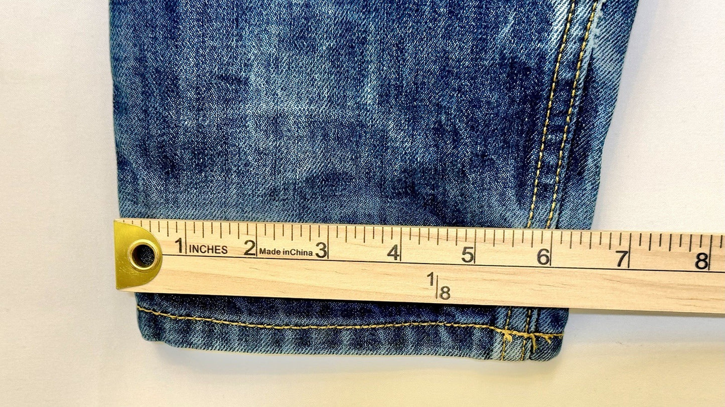 Diesel Jeans Tepphar Slim Carrot Dark Button Fly Skinny Jeans Men's 34x32