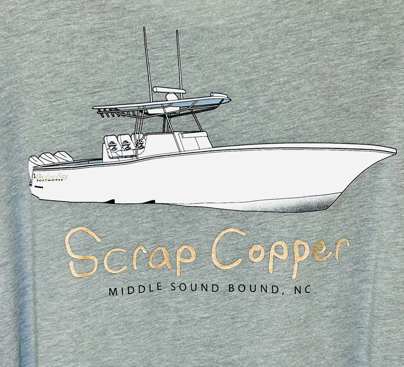 Team Turn Key “Scrap Cooper” Performance Fishing UV Shirt Long Sleeve XL Shirt