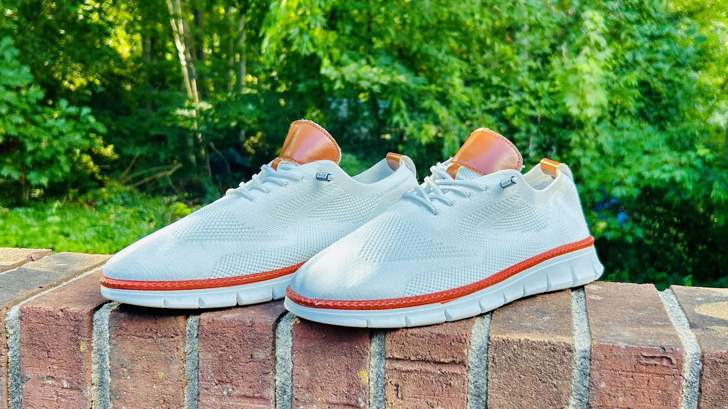 Unbranded Size US 12 / EU 45 Casual Walking Shoes Light Breathable / White Mesh