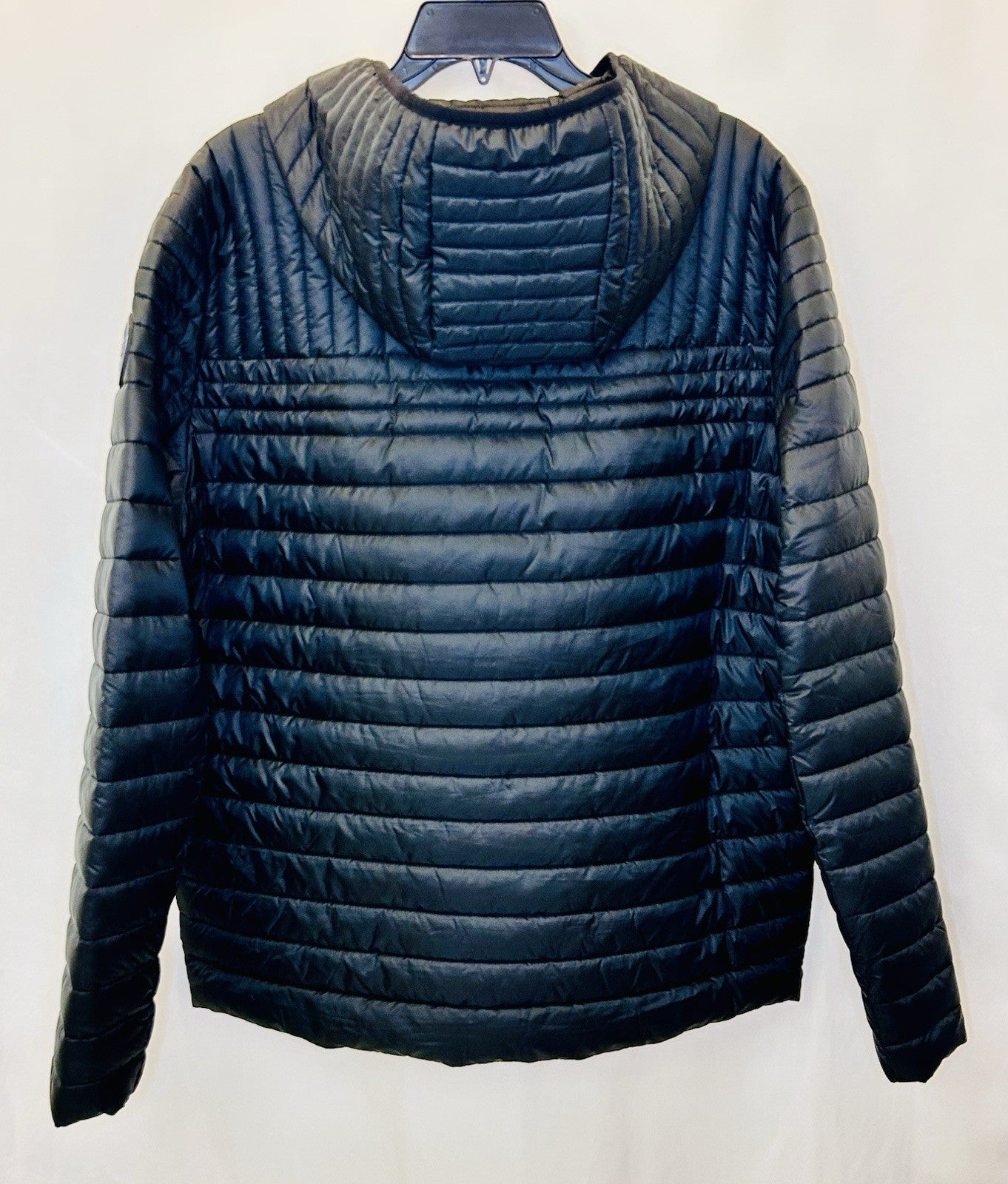 PAJAR MEN'S OSPREY QUILTED & PUFFER LIGHTWEIGHT BLACK HOODED JACKET SIZE LARGE