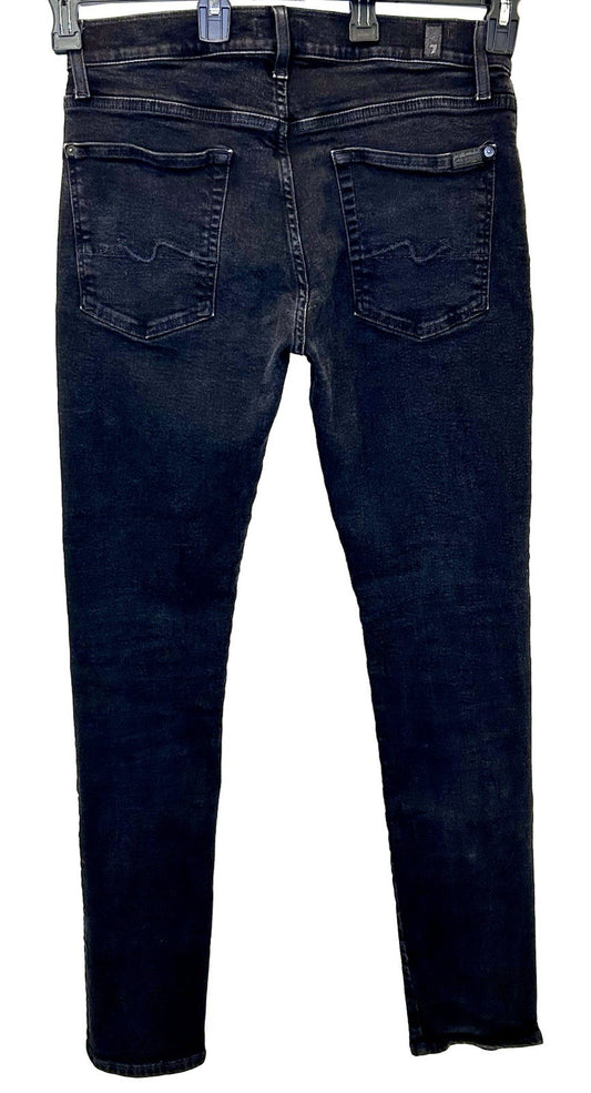 7 For All Mankind Women’s Jeans Skinny Leg Black Size 34