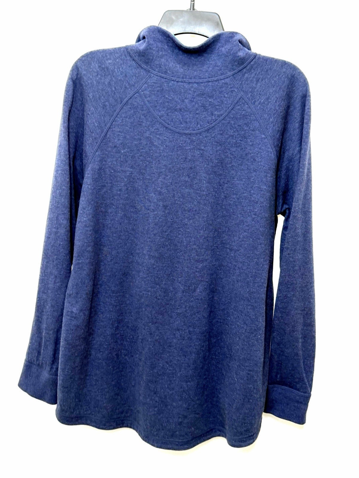 Tommy Bahama Flipshore Reversible Half Zip Pullover Women’s Large L Navy Teal