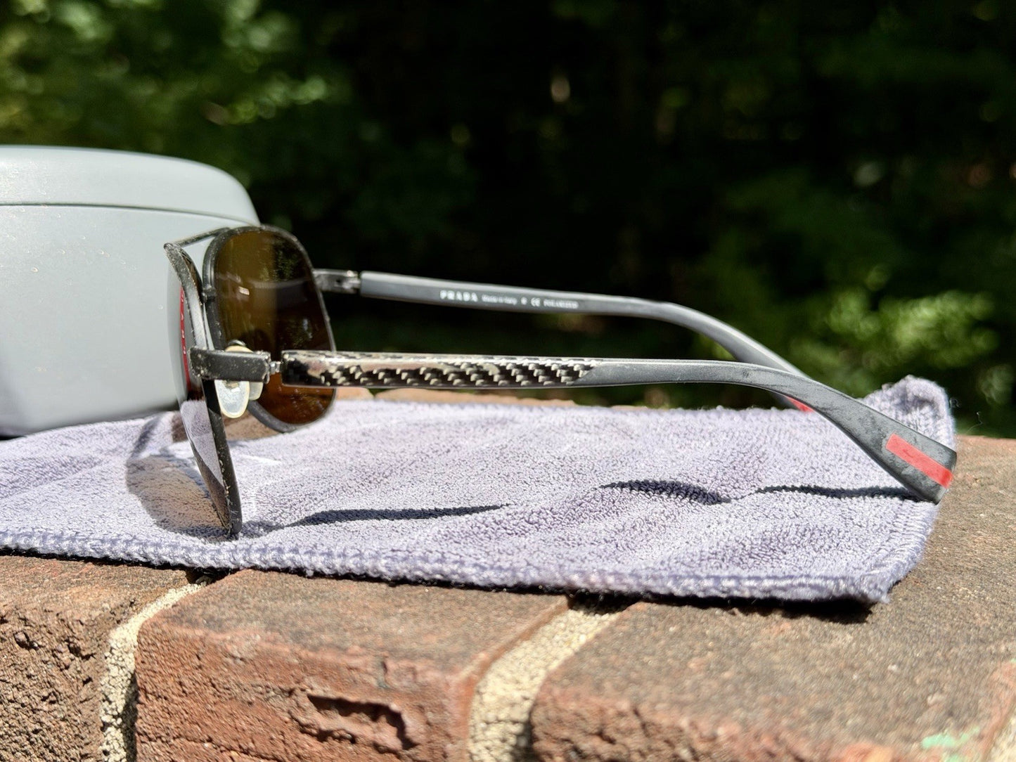 PRADA LINEA ROSSA 510S 7AX5W1 POLARIZED CARBON FIBER W/COA