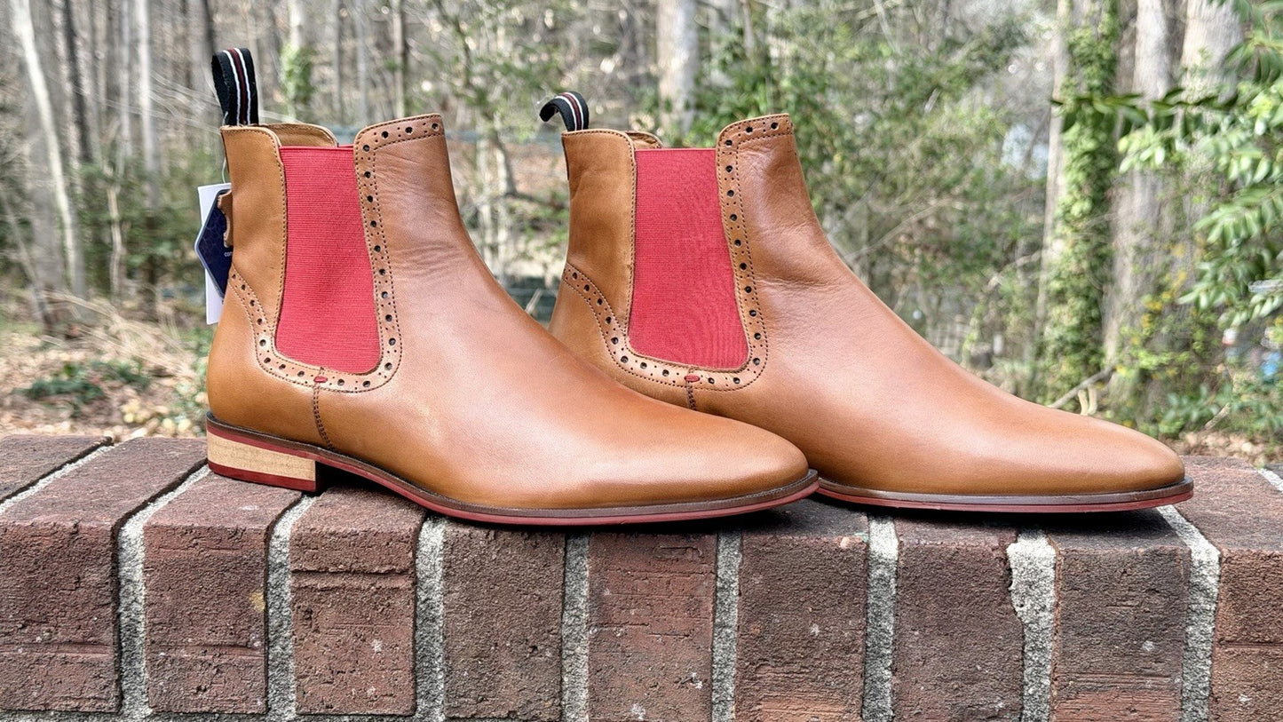 NWT Carlos by Carlos Santana Men's Mantra Chelsea Ankle Boots - Size 11.5D / New