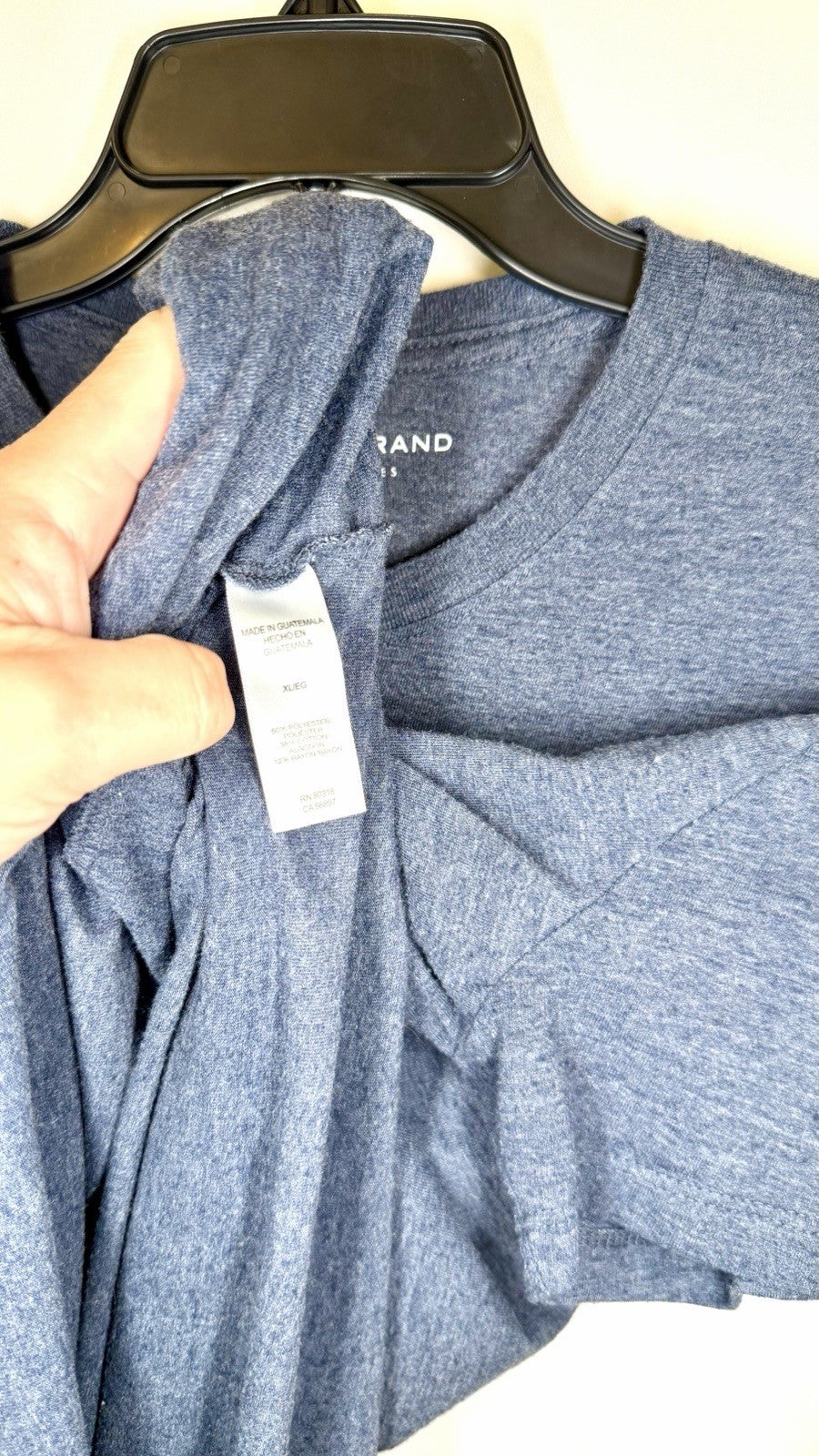 Lucky Brand Shirt Men's XL Blue The Original 4 Leaf Clover Brand Short Sleeve