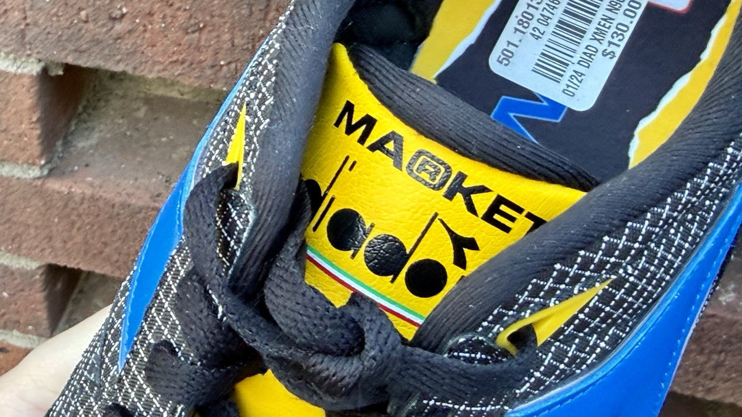 DIADORA X MARKET X MARVEL WOLVERINE SIZE 12.5 NEW W/O BOX