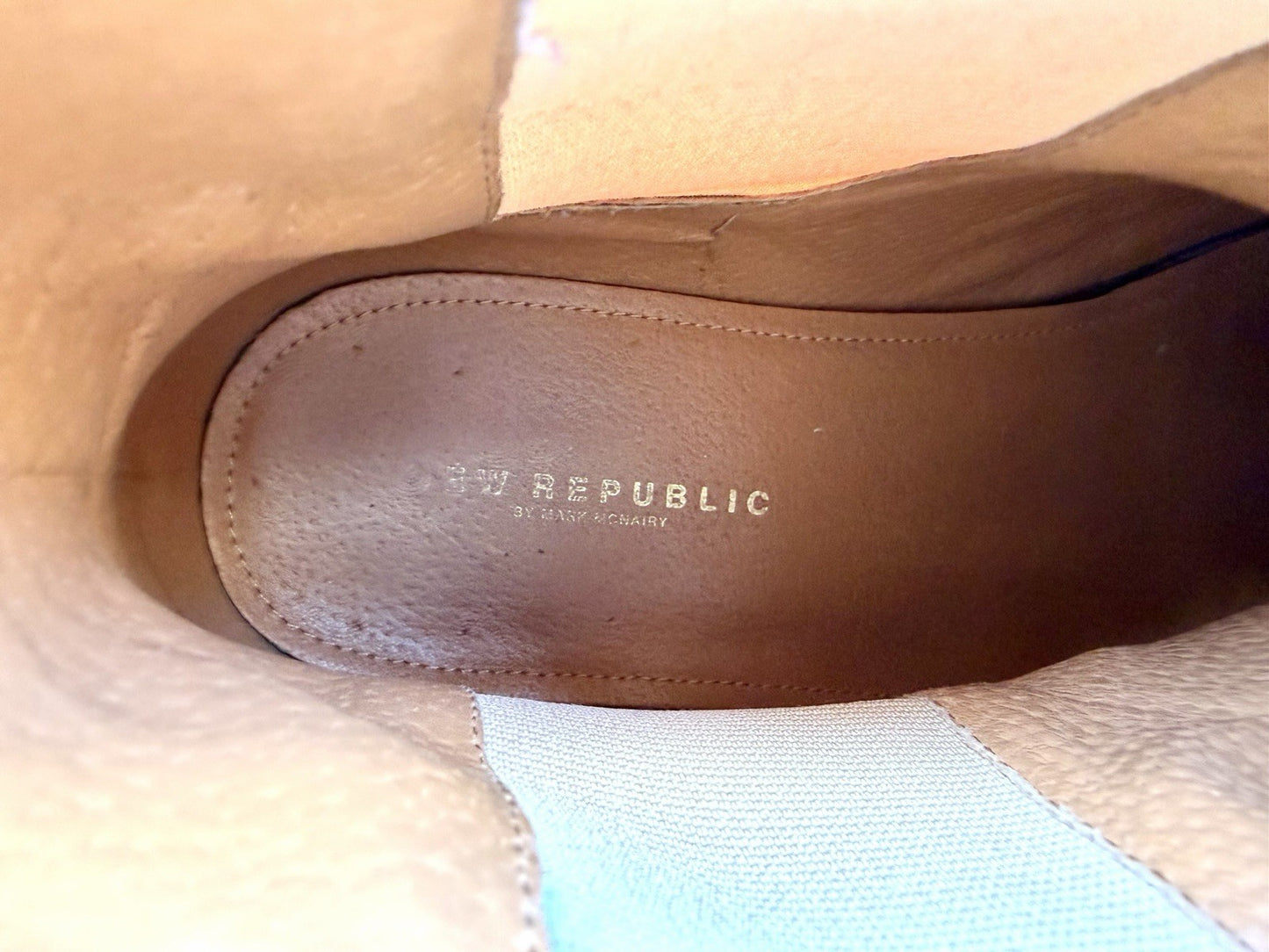 New Republic By Mark McNairy - Chelsea Boot - Men’s Size 12/45.5 EU - Tan Suede