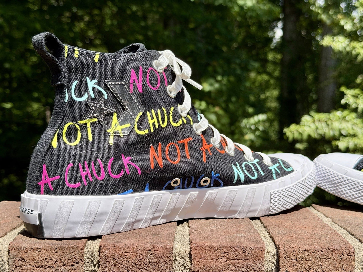 Converse UNT1TL3D High Not A Chuck Black Multi 173165C Men’s Size 11 NWOT