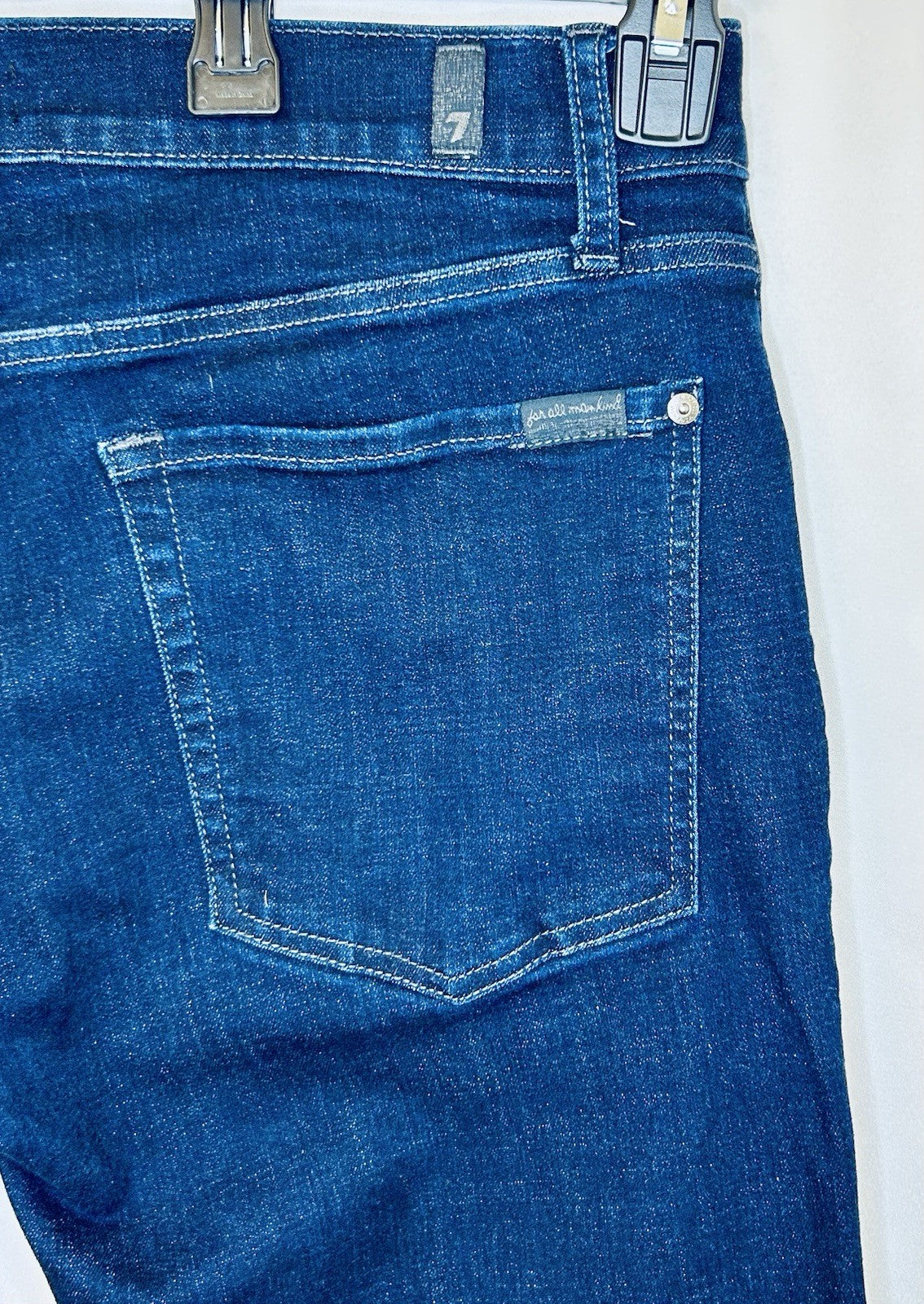 7 For All Mankind Slimmy 36’s Skinny Leg Dark Wash Men’s Size 36x32 ($198 New)