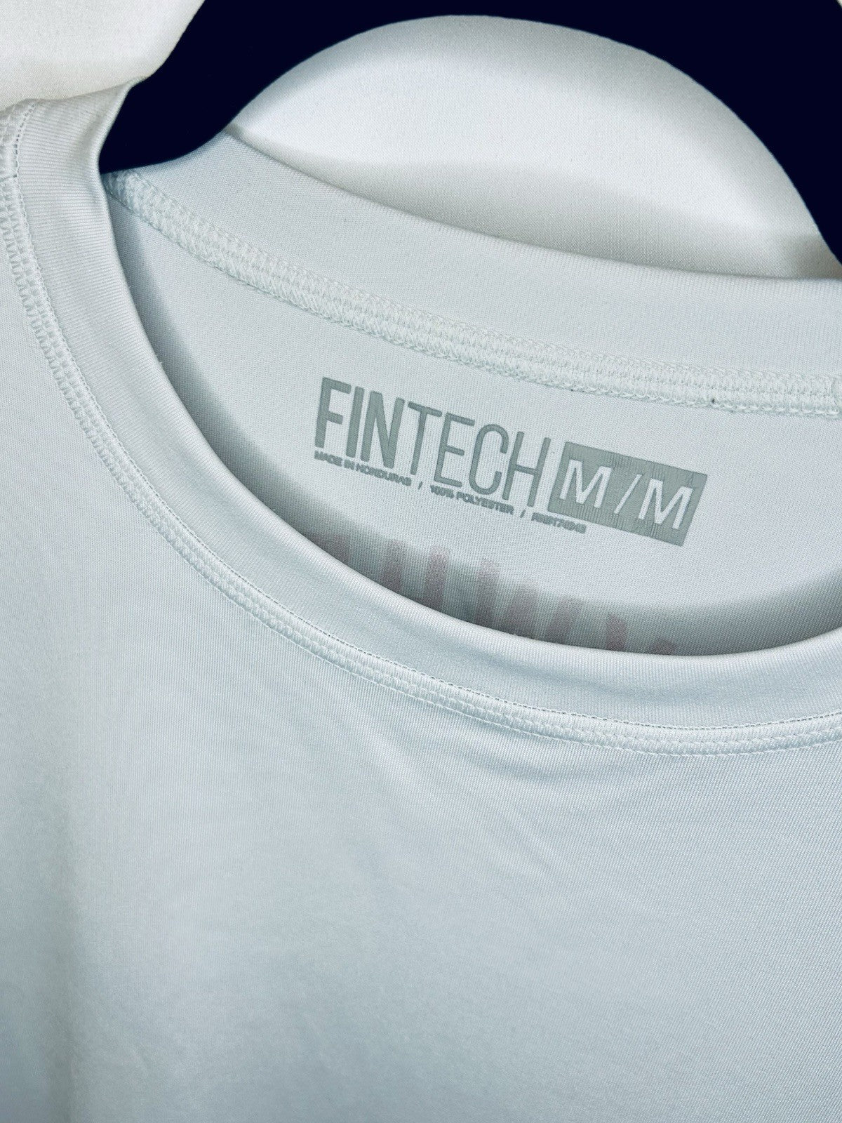 FINTECH Mens Medium "Anywhere Any Day" Sun Defender UV T-Shirt Glacier Gray