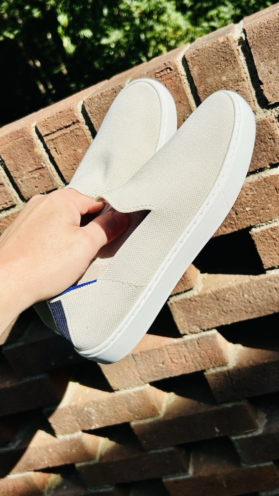 Rothys The Original Slip On Sneaker Sand Women’s Size 7.5 Comfort Shoes