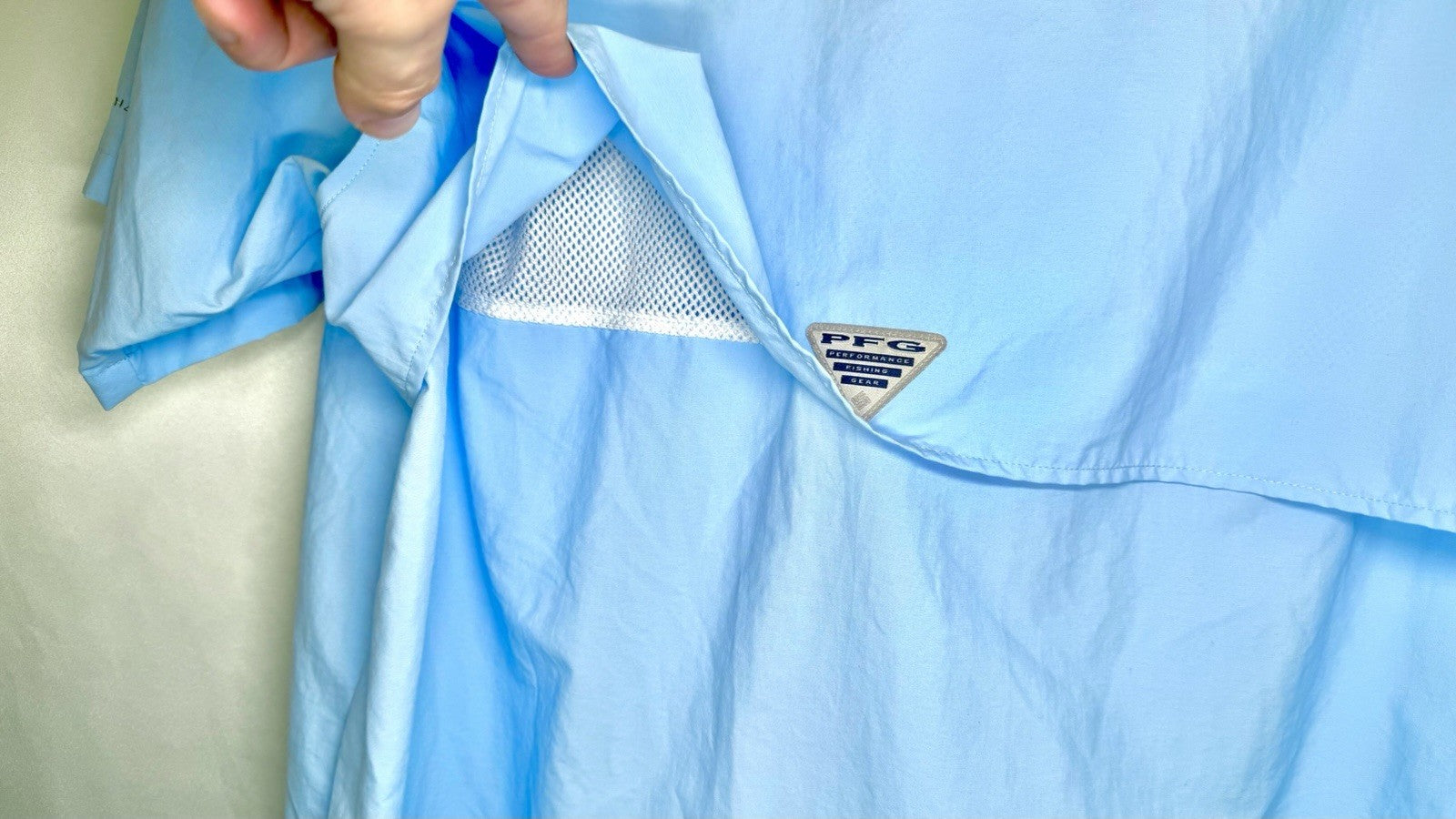 Columbia PFG Bahama Fishing Shirt Vented Rear Omni-Shield  Men's Large