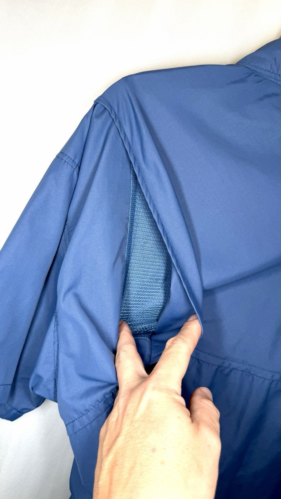 Columbia Omni-Shade Kestrel Trail Short Sleeve Button-Down Shirt Men’s Large