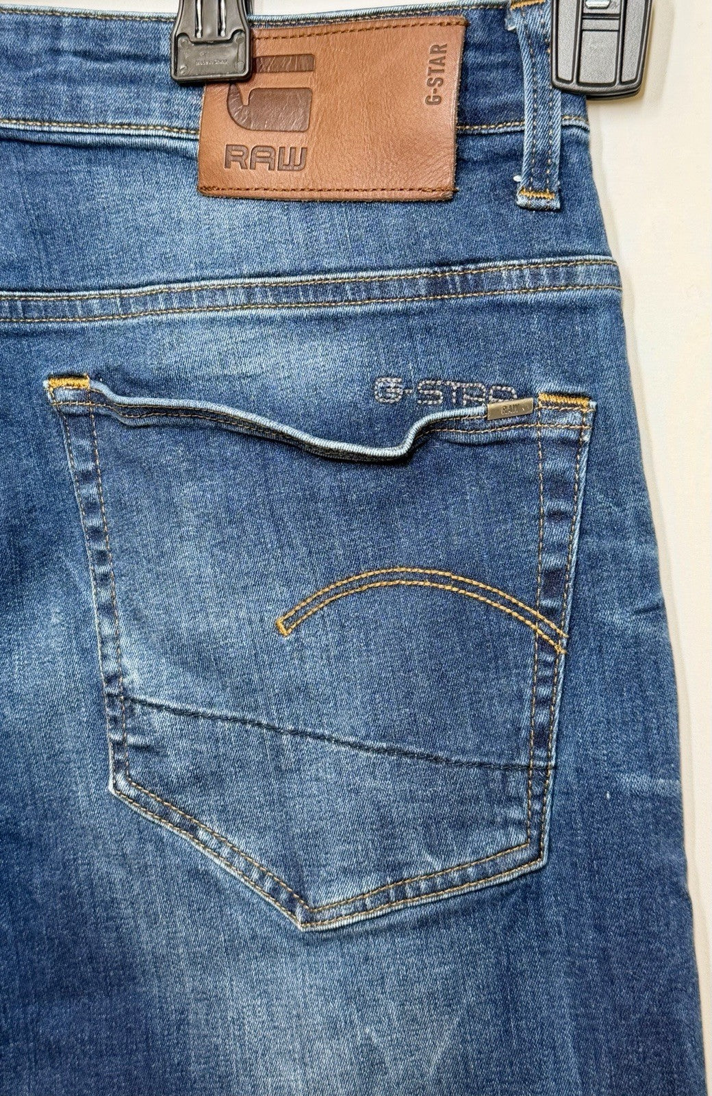 G-STAR RAW Men’s 3301 Straight Tapered / Slim/Skinny Jeans Size W34 L30 (34x30)