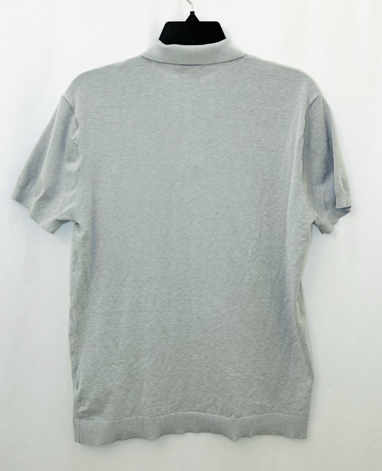 True Classic Men’s L Heather Gray Short Sleeve Ultra-Soft Fitted Classic Polo