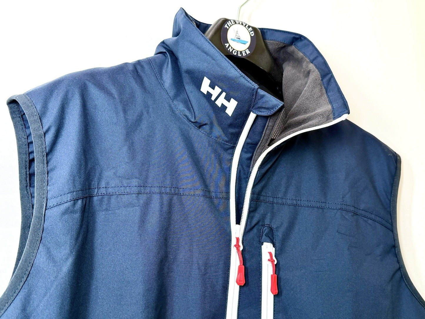 Helly Hansen Crew Vest Softshell Sailing Windbreaker Navy Blue Mens Size X-LARGE