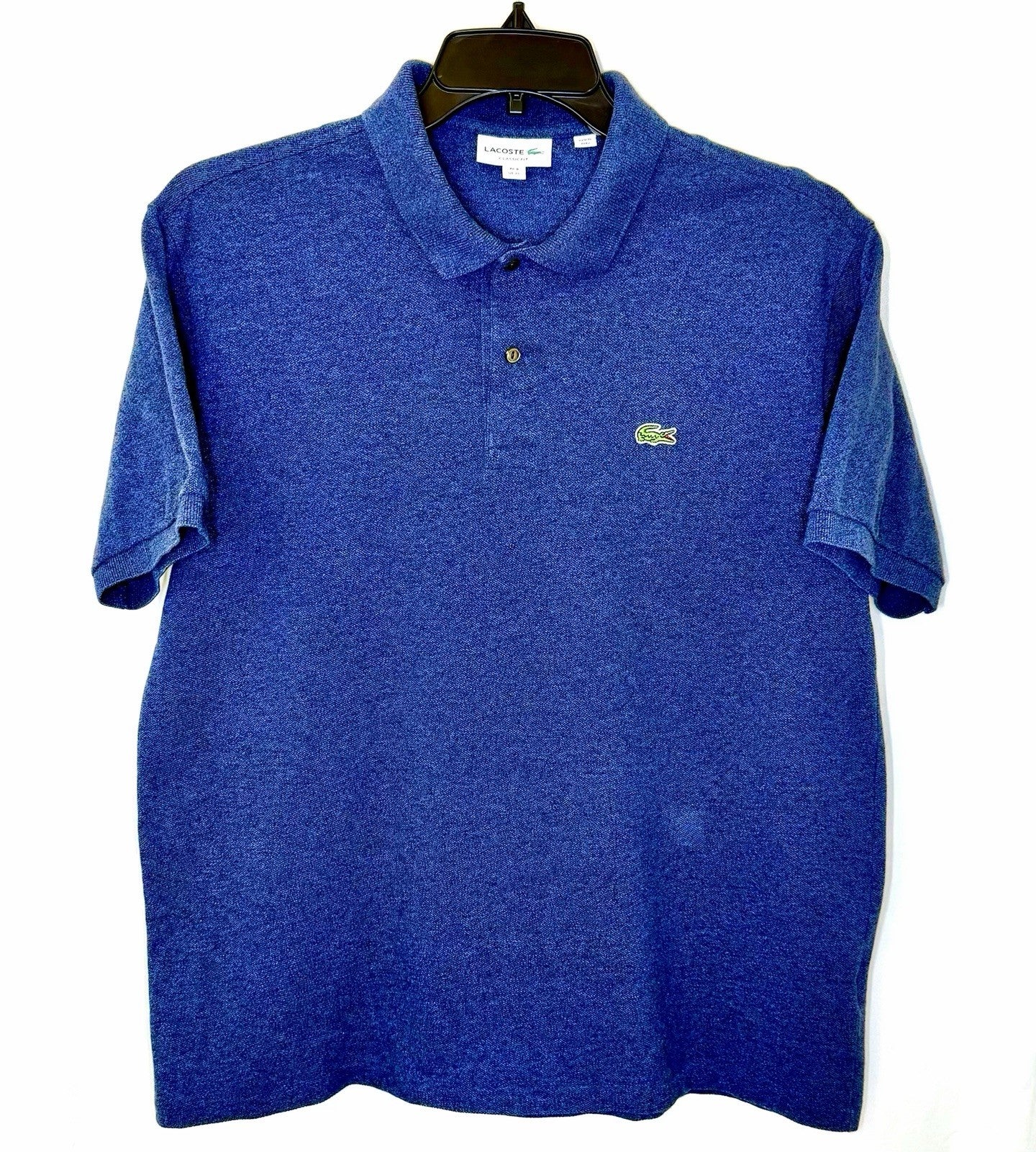 Lacoste Polo Shirt Men’s FR6 US XL Classic Fit Casual Knit Cotton Short Sleeve