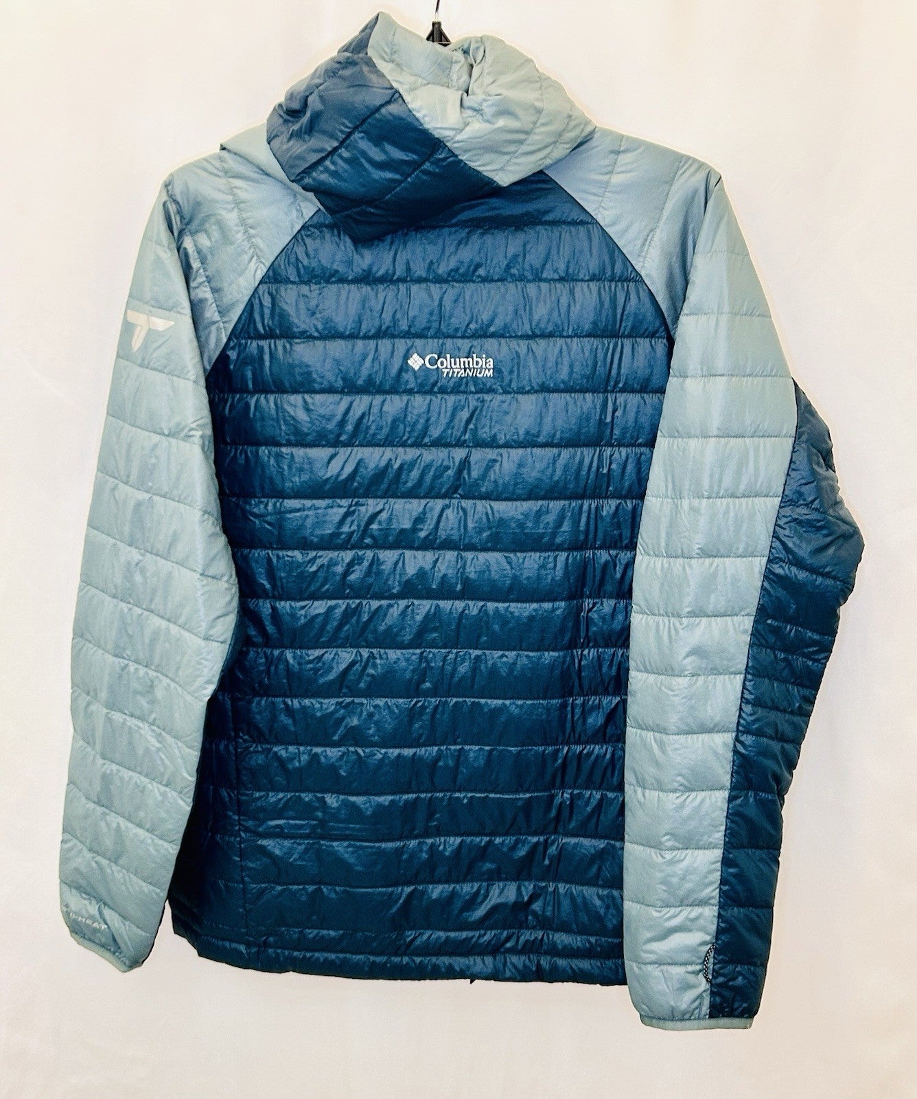 Columbia Titanium Series Men's Platinum Peak Hooded Insulated Puffer Jacket SZ L