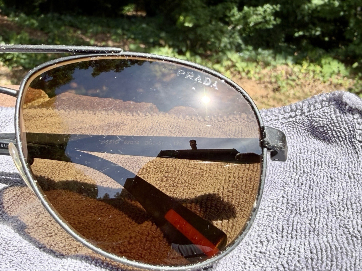 PRADA LINEA ROSSA 510S 7AX5W1 POLARIZED CARBON FIBER W/COA