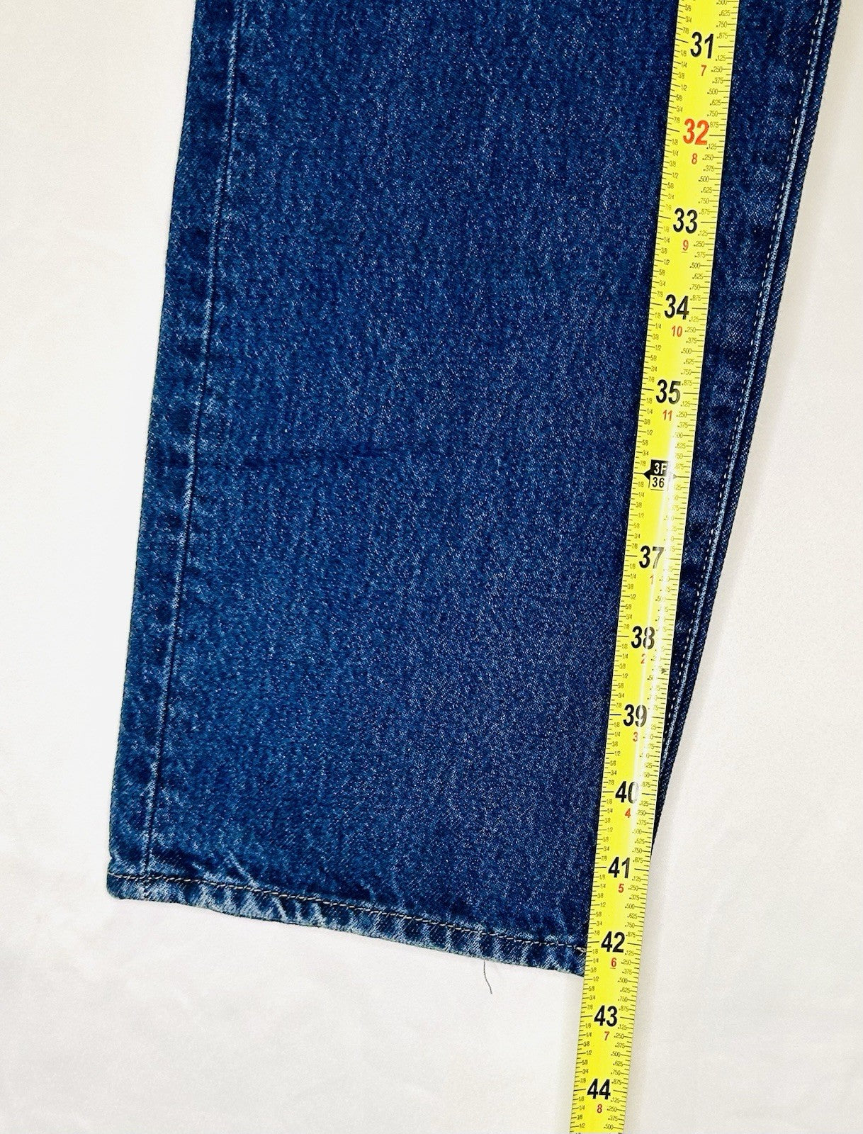 G-Star Raw Jeans Men’s 34x32 Blue Denim Slim 3301 Regular Tapered