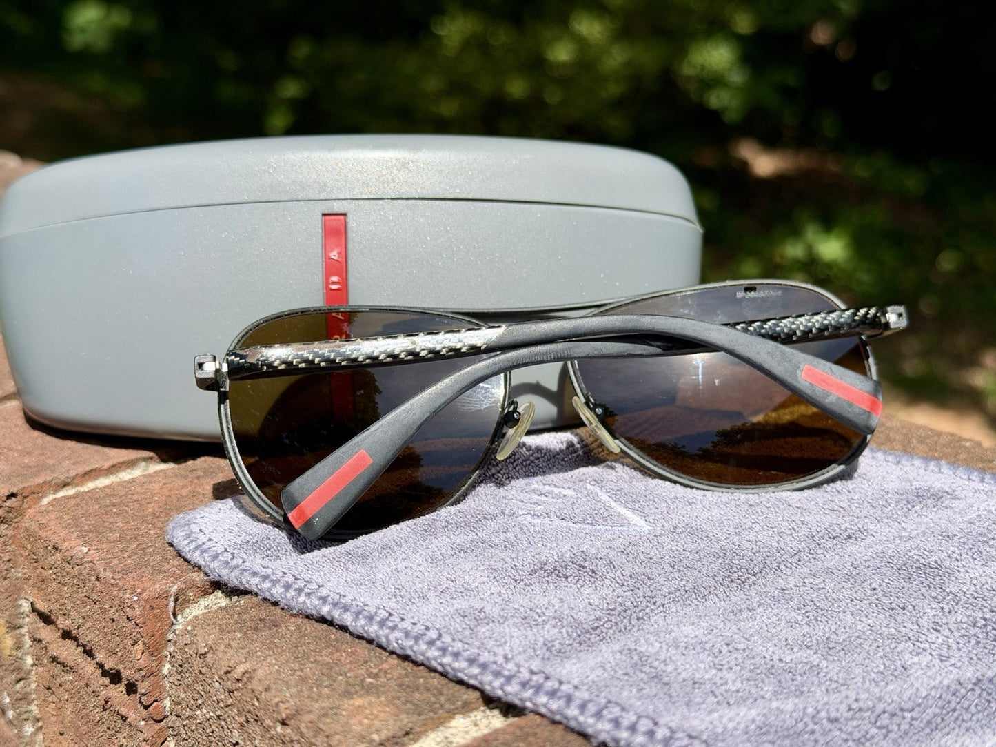 PRADA LINEA ROSSA 510S 7AX5W1 POLARIZED CARBON FIBER W/COA