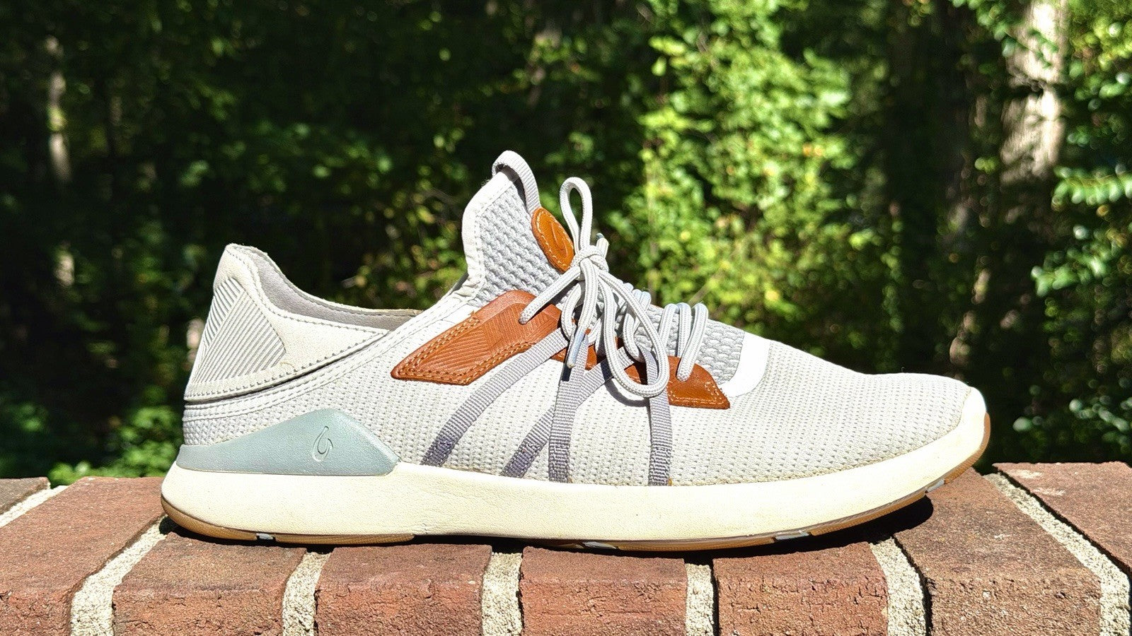 Olukai Mio Li Convertible Mesh Sneaker - Mist Grey/Poi - Men’s 12 - Retail $130