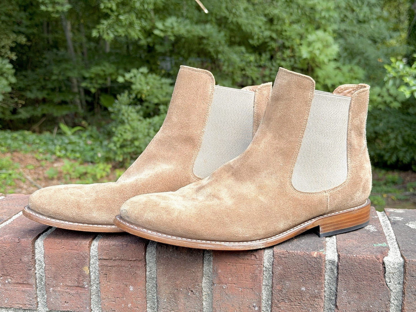 Thursday Boot Co Cavalier Chelsea Boots Sandstone Suede Men's Size 12 SSTCVLR