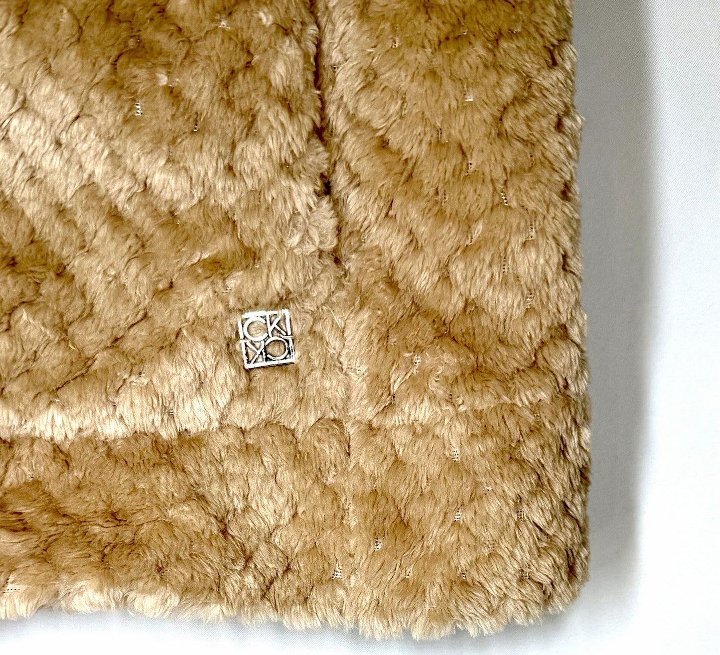 Calvin Klein Women's Faux Fur Vest Brown Size Medium (Worn Once!!!)