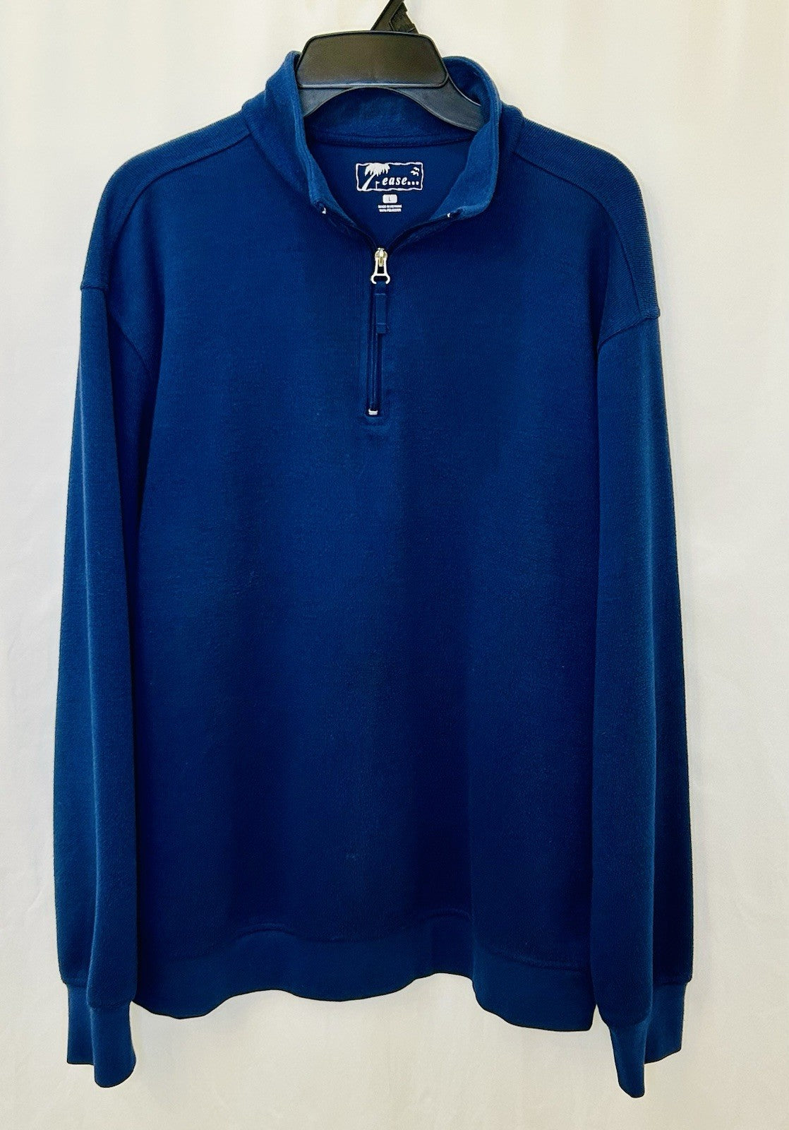 Tease… Navy Blue 1/4 Zip Golfing Pullover / Men’s Large