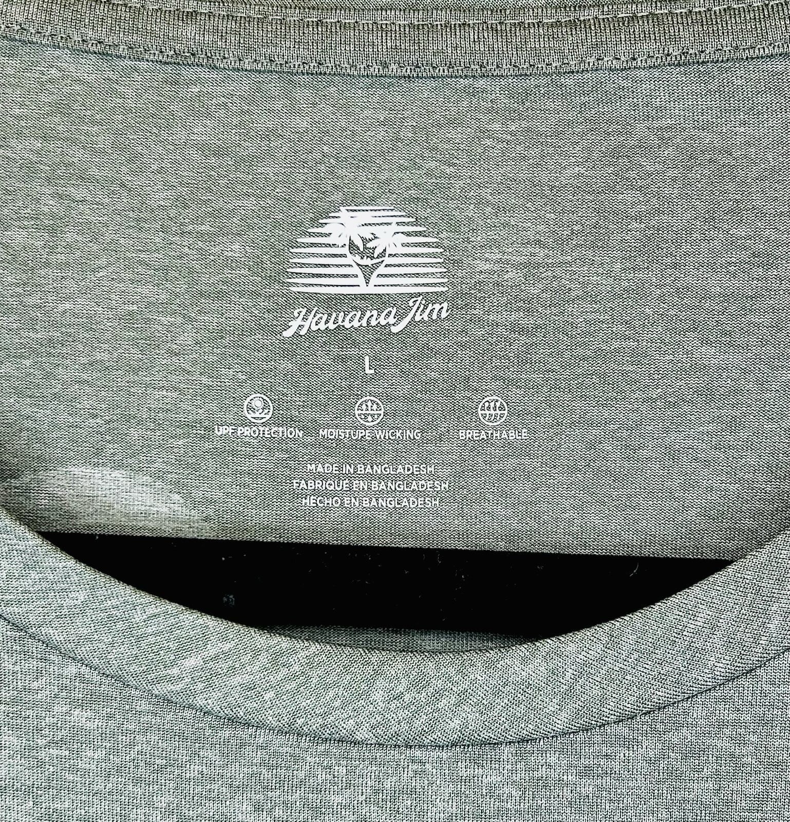 Havana Jim UPF Moisture Wicking Performance Fishing Outdoor Shirt Men’s Large