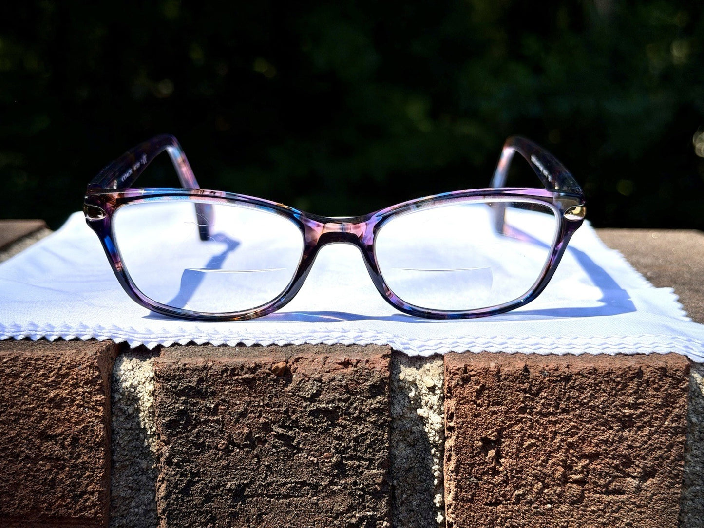 Coach HC6065 5288 Confetti Purple Women's Glasses Frame 49-17-135 Rx-Able