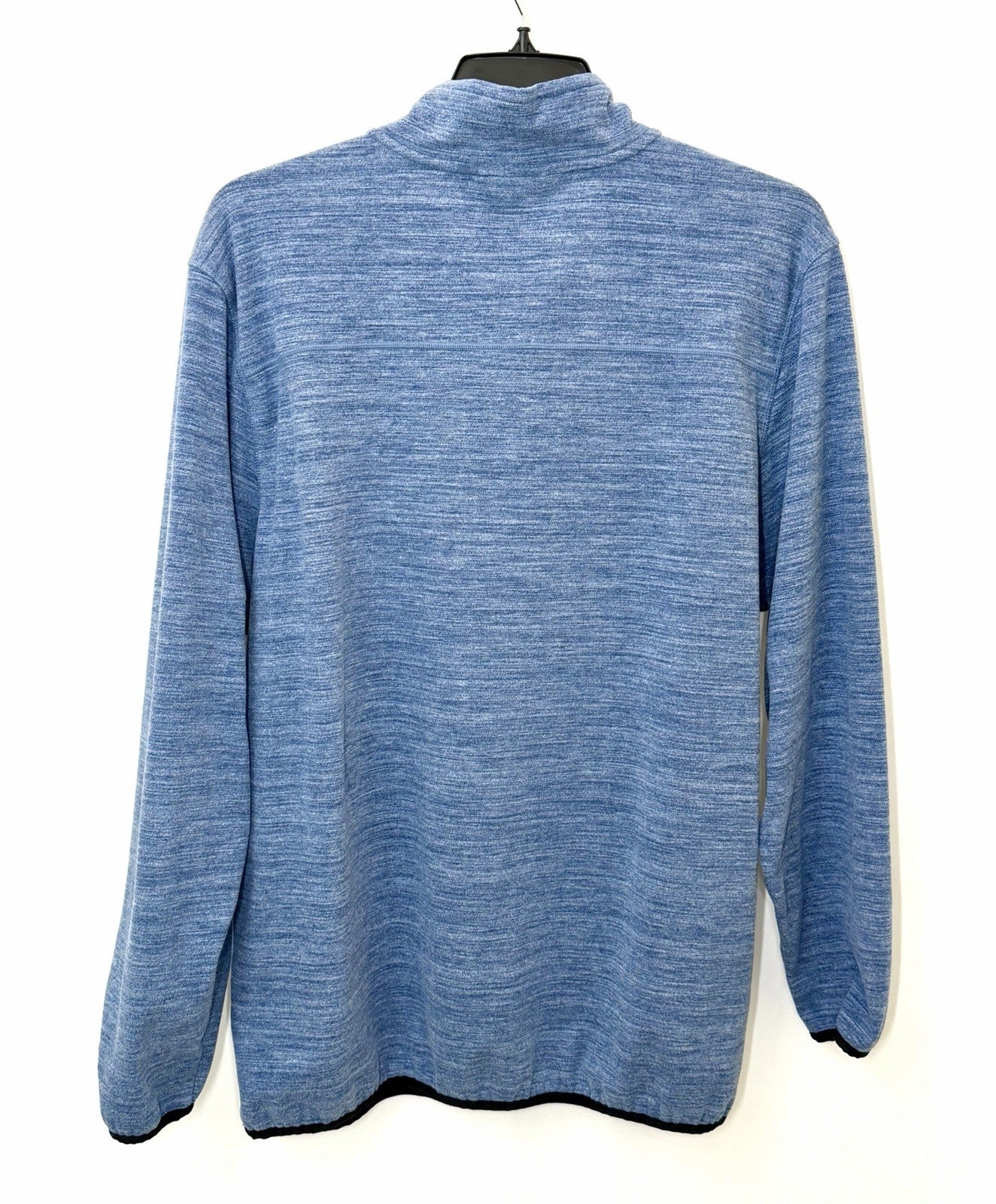 Avalanche Outdoor Supply Men's XXL 1/4 Zip Pullover Blue Heathered Fleece Jacket