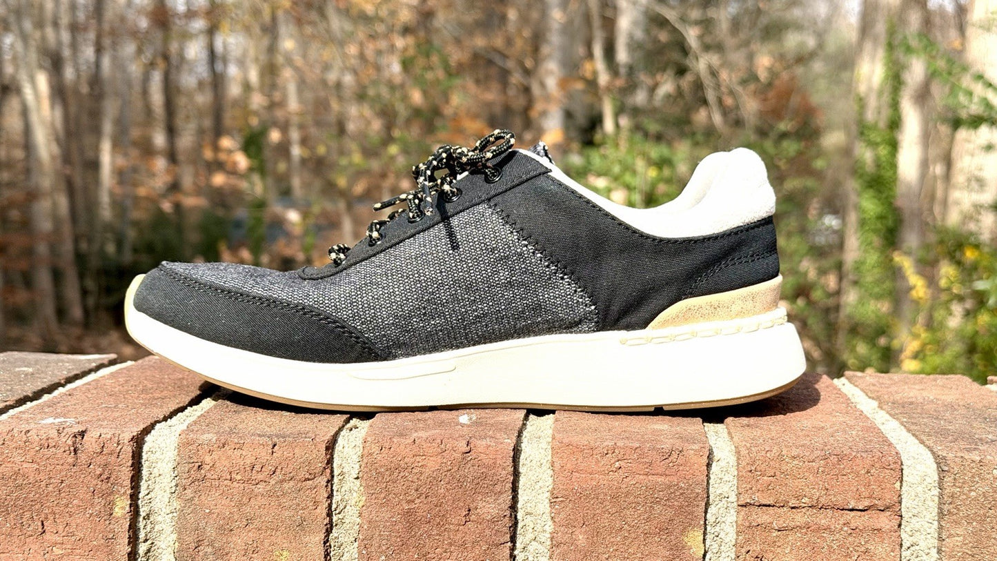 TOMS Heritage Sneakers Women’s 9 Black Canvas Low Top Round Toe Casual Shoes