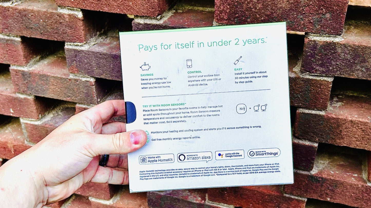 New In Box ecobee3 lite Smart Thermostat - Black (EB-STATE3LT-02)