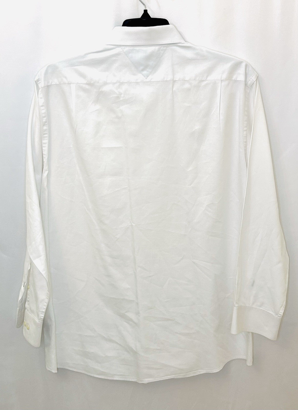 Tommy Hilfiger Men’s Shirt Long Sleeve  Button Up Slim Fit White - Size 17/32-33