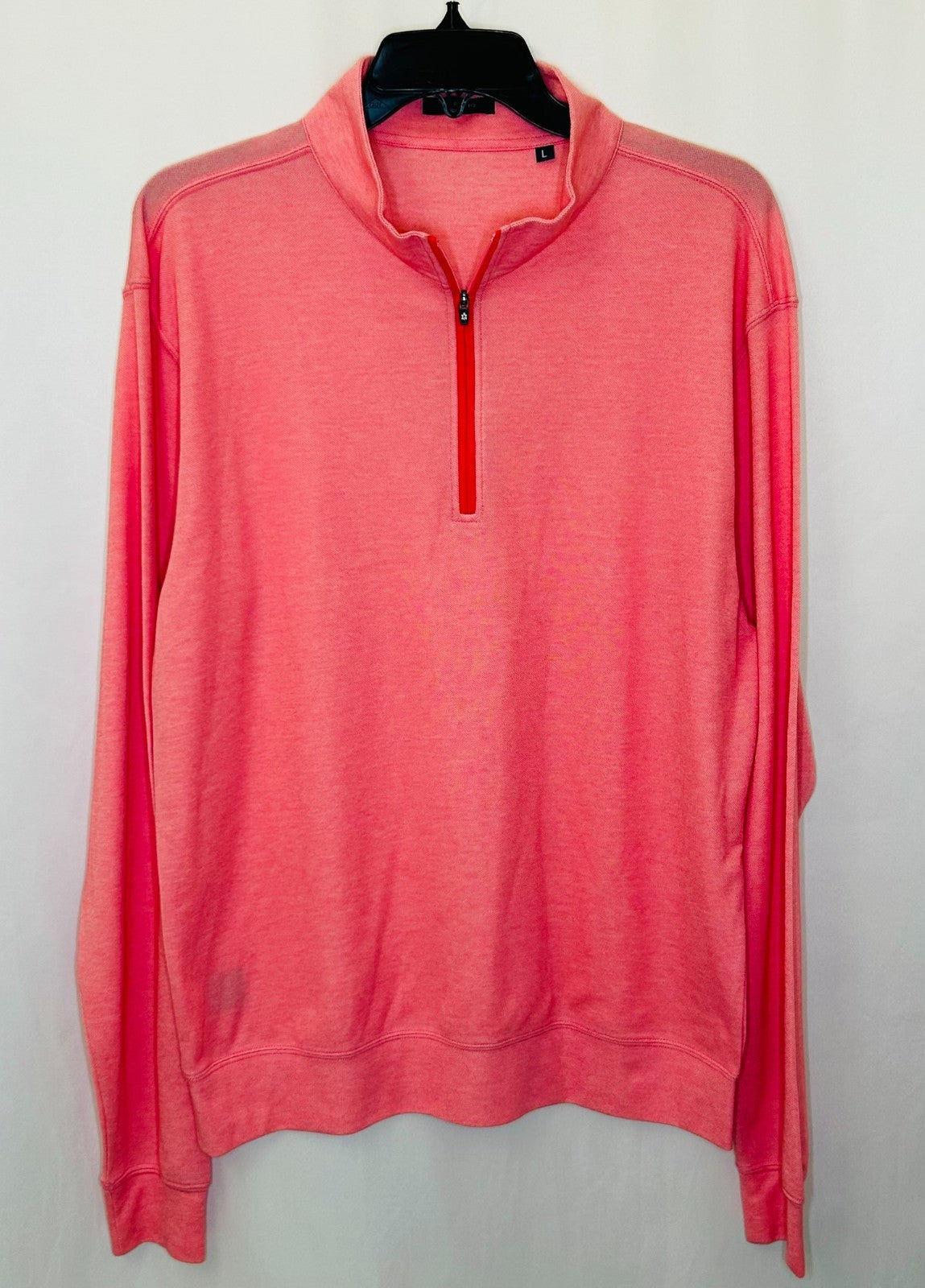 NWOT MEN'S TURTLESON PULLOVER, SIZE: L, COLOR: RED HEATHER (M1)