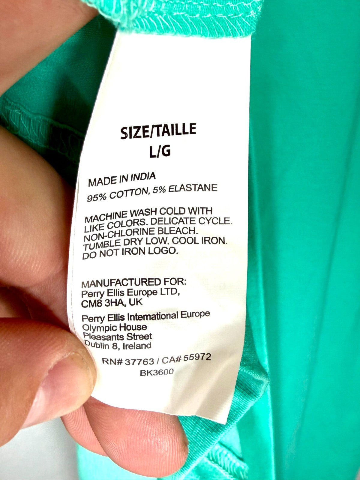 Southern Proper Men's Size Large L Polo Shirt Short Sleeve Mint Green Cotton
