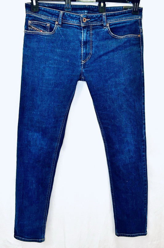Diesel Thavar Jeans Men’s Size 34x32 Dark Wash Slim Skinny Fit
