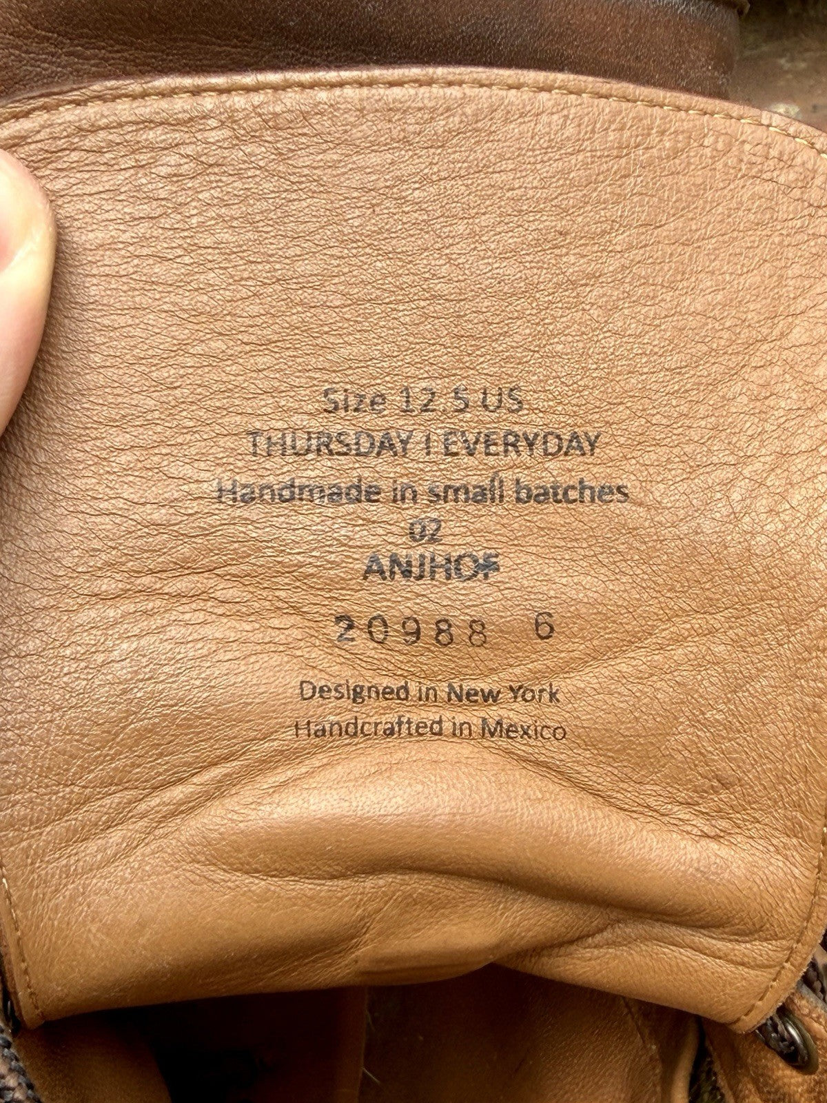 Thursday Boot Co Casa Moto Anejo Leather Zip Boots Men’s 12.5 House Of Friends