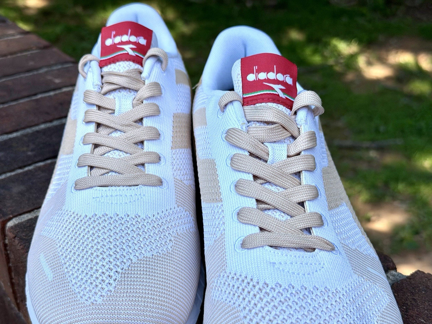 Diadora Titan Weave White Sheepskin Men’s Size 11.5 Retro Running Shoes 171829
