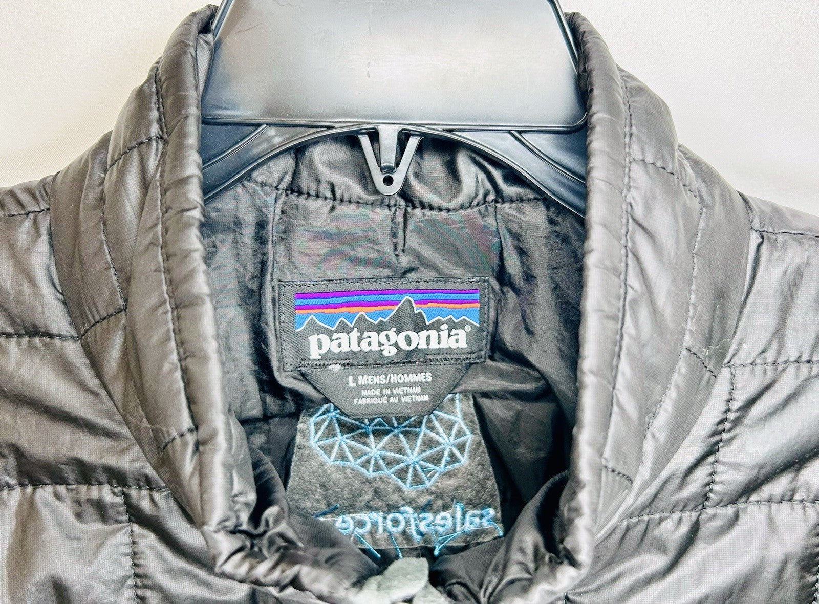 Patagonia Nano Puff Primaloft Quilted Puffer Vest Men's Small Forge Black