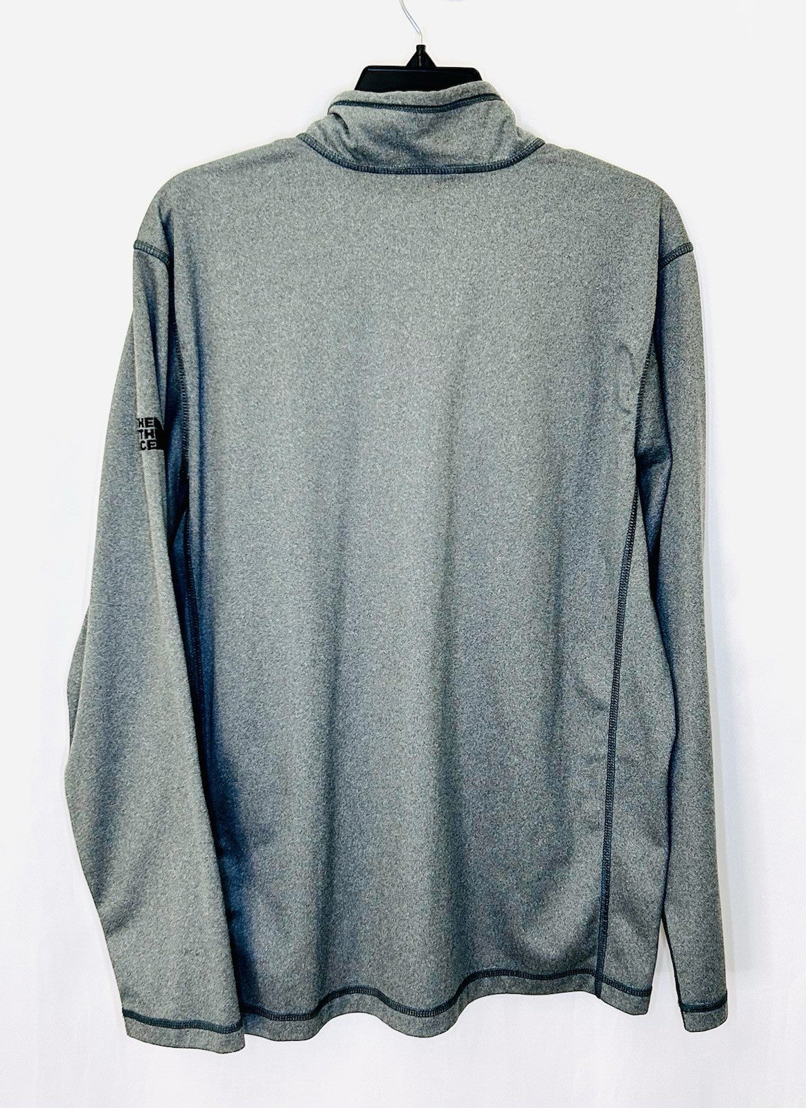 The North Face Mens Tech Essential 1/4 Zip Fleece Pullover Gray Large / COG