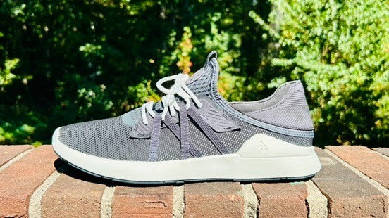 Olukai Holo Convertible Mesh Dark Shadow Grey Lace Up Athletic Shoes Men's 9.5