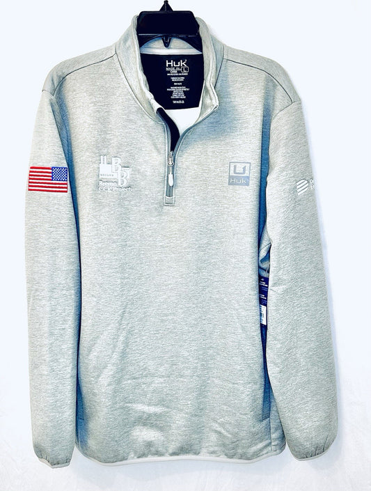 NWT Huk Performance Fishing Coldfront 1/4 Zip Pullover | Mens Large | Retail $70